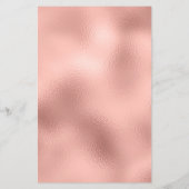 Rose Gold Salon Grand Wiedereröffnung Covid Sicher Flyer (Hinten)