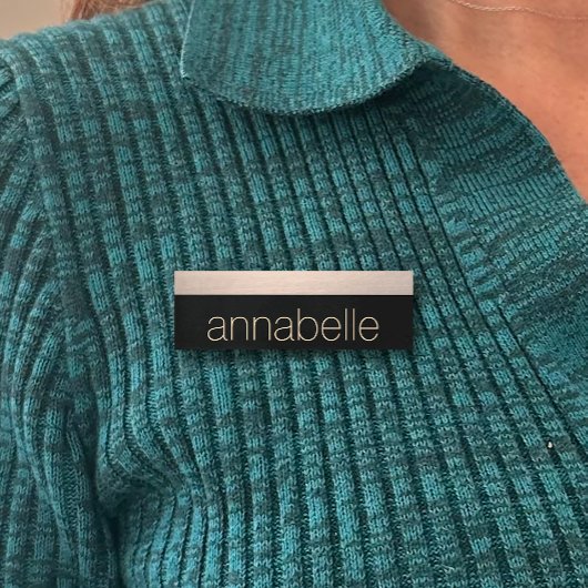 Rose Gold Salon Mitarbeiter Magnetname Tag Namenschild