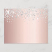 Rose Gold Save the Date (Rückseite)