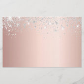 Rose Gold Save the Date (Rückseite)