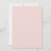 Rose Gold Save The Date Bridesmaid Proposal Card Einladung (Rückseite)