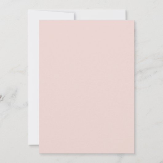 Rose Gold Save The Date Bridesmaid Proposal Card Einladung (Rückseite)