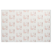 Rose Gold Scheren Haar Stylist Salon Muster Stoff (Fat Quarter (45,7 x 55,9 cm))