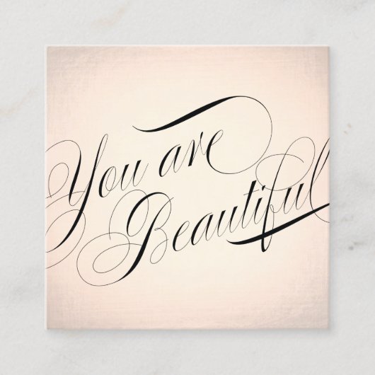 Rose Gold Schönheitssalon Ernennung Erinnerung Terminkarte (Vorderseite)