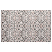 Rose Gold Schwarz Blütenblatt Illustrationsmuster Stoff (Fat Quarter (45,7 x 55,9 cm))