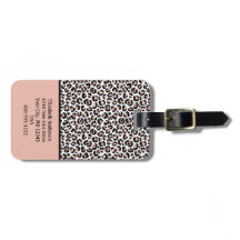 Rose Gold Schwarzer Leopard Druckfarbe Rosa Trendy