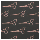 Rose Gold Scissors Friseur Stylist Salon Stoff (Muster)