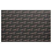 Rose Gold Scissors Friseur Stylist Salon Stoff (Fat Quarter (45,7 x 55,9 cm))