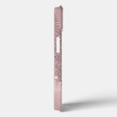 Rose Gold Script Monogram Case-Mate iPhone Hülle (Rückseite / Rechts)