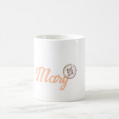 Rose Gold Script Muttertagsmuster Kaffeetasse (Mittel)