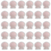 Rose Gold Seashell Mehrere Aufkleber (Vorderseite)