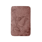 Rose Gold Seashells Ocean Beach Elegantes Design Badematte (Vorderseite Vertikal)