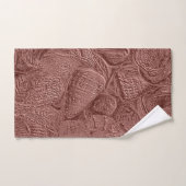 Rose Gold Seashells Ocean Beach Elegantes Design Badhandtuch Set (Handtuch)