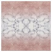 Rose Gold Sequin Glitzer Weißes Marmor Ombre Stoff (Muster)