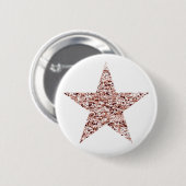 Rose Gold Sequin Twinkle Clipart Shinting Star Cli Button (Vorne & Hinten)