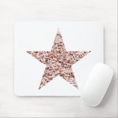 Rose Gold Sequin Twinkle Clipart Shinting Star Cli Mousepad (Mit Mouse)