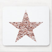 Rose Gold Sequin Twinkle Clipart Shinting Star Cli Mousepad (Vorne)