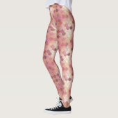 Rose Gold Shimmer Mermaid Scale Muster Leggings (Links)