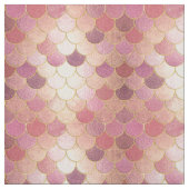 Rose Gold Shimmer Mermaid Scale Muster Stoff (Muster)
