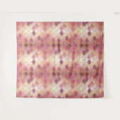 Rose Gold Shimmer Mermaid Scale Muster Wandteppich (Vorderseite (Horizontal))