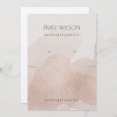 Rose Gold Shimmer zieht die Kette an Einladung (Vorne/Hinten)