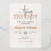 Rose Gold sie bindet das Brautparty des Knotens