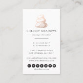 Rose-Gold-Signatur-Wellness-Center-Logo Visitenkarte (Rückseite)