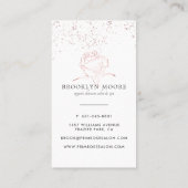 Rose-Gold-Signature-Logo Visitenkarte (Rückseite)