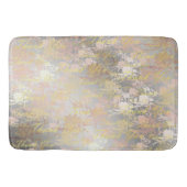 Rose, Gold, Silber, danke + Sie, Blume, Badematte (Vorderseite)
