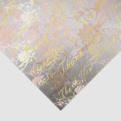 Rose, Gold, Silber, danke + Sie, Blume, Seidenpapier (Ausschnitt)
