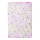 Rose, Gold, Silber, Geburtstag, Blume, Badematte (Vorderseite Vertikal)