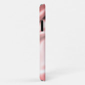 Rose Gold Silber Satin Personalisiert Phone Case (Hinten/Rechts)