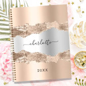 Rose Gold Silbermetall Agamentmarmorname 2024 Planer