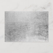 Rose gold silver glitter pink floral Details Begleitkarte (Rückseite)