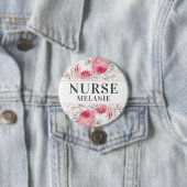 Rose Gold Silver Glitzer Nurname Button Abzeichen (Beispiel)