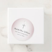 Rose Gold Simple Cross First Heilige Kommune Geschenkanhänger (Beispiel)