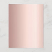 Rose Gold Skript Haushalt Schweden 16 Einladung (Rückseite)