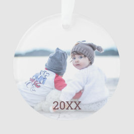 Rose Gold Snowflake 2 Foto Ornament