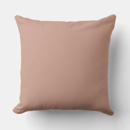 Rose Gold Solid Color, Modern, Simple, Trendy Kissen