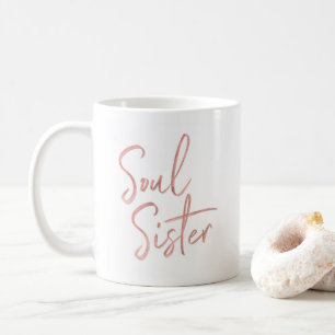 Rose Gold Soul Geschenk für den besten Freund Kaffeetasse