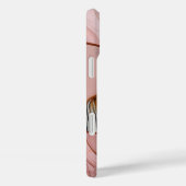 Rose Gold Sparkle Glam Foto Case-Mate iPhone Hülle (Rückseite / Rechts)