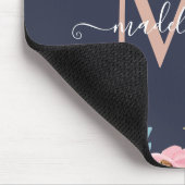 Rose Gold Sparkle Glam Glitzer Tropfen Ipad Fall Mousepad (Ecke)