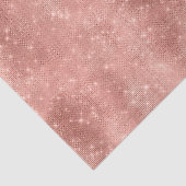 Rose Gold Sparkle Glitz Seidenpapier (Ausschnitt)