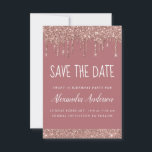 Rose Gold Sparkle Glitzer Sweet 16 Save the Date Einladung<br><div class="desc">Rose Gold - Blush Pink Sparkle Driving Glitzer 16 . Geburtstag - 16 Girl's Birthday Party Save the Date Einladung. Diese Einladung ist perfekt für die Rose Gold Sparkle Glitzer Sweet 16. Geburtstag Party auf der Suche nach Feiern in Pink Rose Gold.</div>