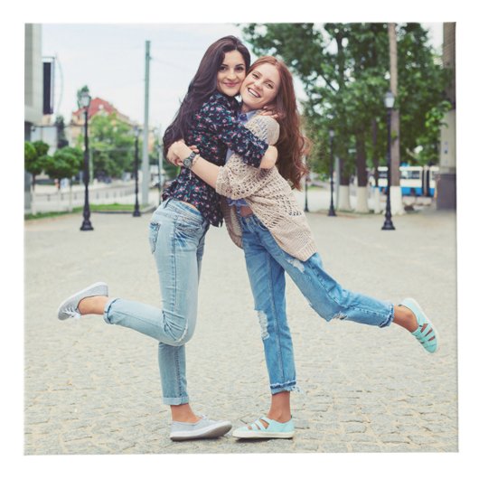 Rose Gold Sparkle Glitzer Tropfen Monogram Foto Würfel (Rechts)