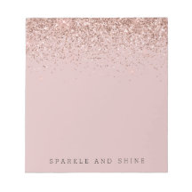 Rose Gold Sparkle Imitats Glitzer