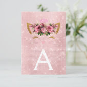 Rose Gold Sparkle Kitty 16 . Geburtstag Geburtstag Einladung (Stehend Vorderseite)