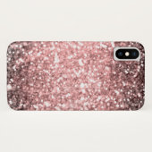 Rose Gold Sparkle Lights Girls Glittery Sparkly Case-Mate iPhone Hülle (Rückseite (Horizontal))