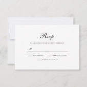 Rose Gold Sparklover ganzjährig / Bridal UAWG RSVP Karte (Rückseite)