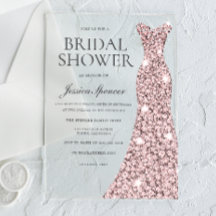 Rose Gold Sparkor Dress Brautparty